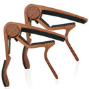 Quick Change Guitar Capo for Acoustic Guitar and Electric Guitar- (Wood Col