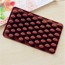 55 Mini Coffee Beans Silicone Cake Mold Jelly Candy Craft Ice Cube Tray Mould