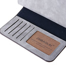 Long Wallet ID Credit Card Holder PU Leather Trifold Pocket Card Case Purse