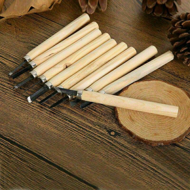 1 set of 12 Wood carving Hand Chisel Tool For Woodworking Gouges Kit