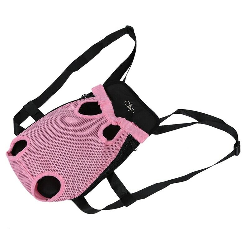 Ventral Carry Bag For Dog Cat Pet M Pink