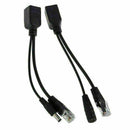 Ethernet Splitter Passive Adapter Injector Power Over Cat 5 Cable Kit V0T3 Q6W3