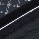 2pcs Car Seat Belt Cover Shoulder Pads Covers Cushion Set(Black White)