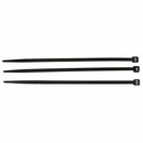 300Pcs Black Nylon Cable Zip Ties Self Locking 2.5 x 100mm T8O5
