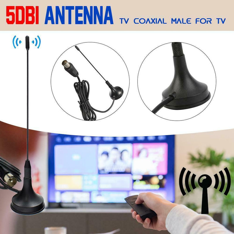 Antenna Signal 5DBi Aerial DVB-T 1080P Booster  Strong Digital TV HDTV Freeview