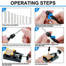 37 IN 1 Micro Hand Drill Precision Pin Vise Twist Bits Set Woodworking Tool Kit