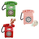 Retro Telephone Children Money Box Creative Piggy Bank Coin Saving Large Cl S2D4