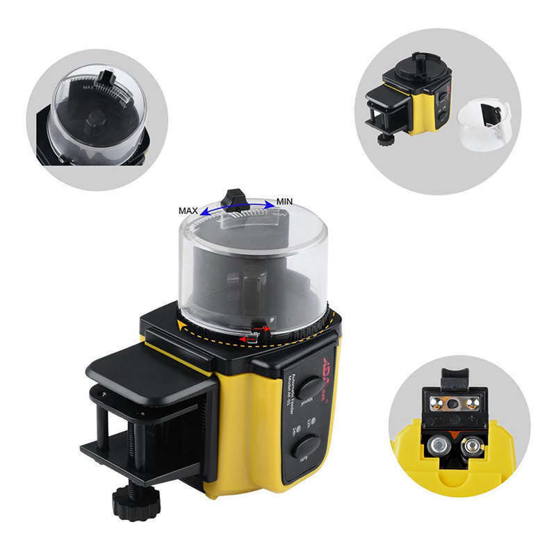 Aquarium Tank Automatic Fish Feeder Digital Lcd Timer Food Feeding Electron