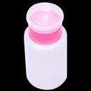 Pink 150ML Empty Pump Dispenser Bottle Nail Art Polish Remover Acrylic
