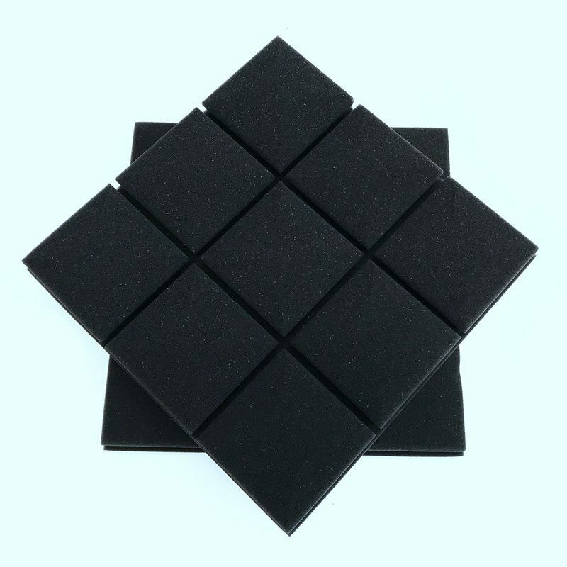 4 pcs Soundproofing Foam Studio Acoustic Sound Treatment Absorption Wedge T