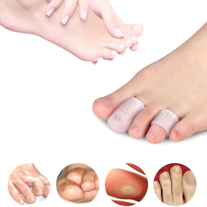 1Pair Silicone Finger Toe Protector Separator Foot Remover Pain Relief Care T Kw