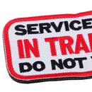 Service Dog Patch Badge with Hook Backing Service Animal Vests Harnesses 1#
