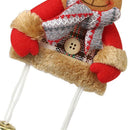 Christmas Cartoon Pendant Checked Cloth Bell Pendant Kids Gift (Elk)