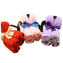 3Pcs Towel Washcloth Wedding Gifts Decoration - Random Color D2E6