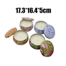 Scented Candles Gift Natural Soy Wax 4.4 Oz Unit Portable Travel Set Tin x G0L4