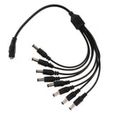 Camera Power Supply Splitter 12V DC 4.5mm Female To 8 Male Y Cable