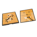 Chinese Gomoku Chess Game Set, Checkers Game Board Foldable for Travel Strategy