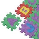 Mini-Sized Educational Colorful Foam Alphabet & Number Interlocking Puzzle  Q4J7