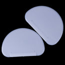 White Pastry Dough Cutter cake Tools Scraper Flexible Safe Plastic Kitchen tooME