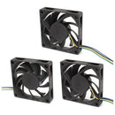 3Pcs DC12V 0.23A 4P 70mmx15mm Cooling Fan for Computer Case CPU Cooler Radi