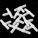 10X Plastic Tee's / "T" 3-Way Aquarium Air Pump Line Tubing Joints Connectors TO
