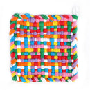 Manual Weaving Elastic Rope Multicolor DIY Bracelet Cup Cushion Accessories