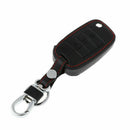3Buttons For KIA Ceed KX5 Rio Sportage QL Waxed Car Remote Key Leather PTM