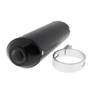 38mm  Carbon Fiber Motorcycle Scooter Exhaust Muffler Pipe W/Movable Silencer
