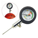 Ball Barometer Pressure Gauge Pointer Football Basketball Volleyball Pressu O4S4