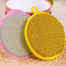 Minifiber Double-Sided Dish Scrub Sponge, 10 Pack Scouring Pads Household C