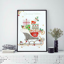 5D DIY Special Shaped Diamond Painting Sled Cross Stitch Mosaic Kits Decor