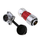 Metal Outdoor Waterproof IP67 3 Pin Industrial Circular Connector