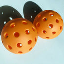 Pickleball Yellow Indoor Plucking Ball with 26 Holes Orange Outdoor Pluckin B4H7