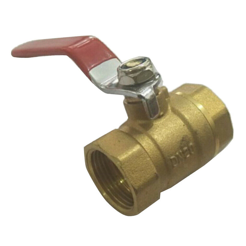 Female-3/4 BSP Thread Brass Ball Valve Shut Off Switch Faucet Lever Handle