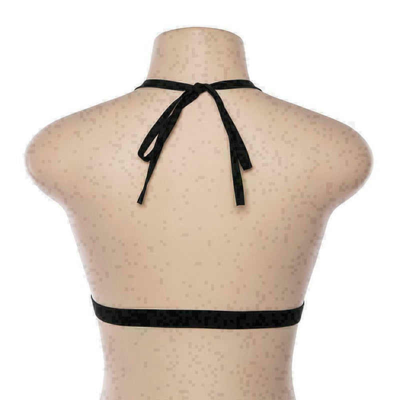 Women's Reflective Buckles Festival Bralette Sexy Bra Bustier Crop Tops Cam O7Y8