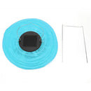 10inch LED Solar Lantern Waterproof Outdoor Hanging Decor Lamp (Light Blue)