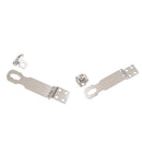 2pcs Sailing Vinyl Gate Latch Gate Locks Polished 316 Stainless Steel, 97mm