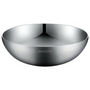 304 Stainless Steel Double Wall Insulated Serving Bowl for Soup Salad Milk Pasta