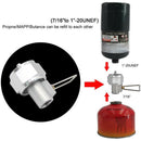 Regulator Valve Propane Refill Adapter for Cylinder Tank Coupler Bottle