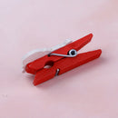 10 Pcs/lot Mini Wooden Paper Clips Photo Pegs Santa Claus Wood Paper CliME