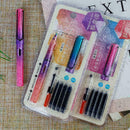 Gradient Fountain Pen Business Student 0.38mm Extra Supply Office Fine Nib W2R8