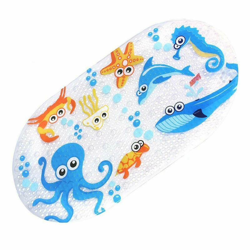 Non-slip Baby Bath Mat Toddler Anti-Bacterial Bathtub Mat, Shower Mat 27 in B7Q1