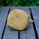 Foldable Natural Woven Seagrass Belly Storage Basket Flower Pot Folding Bas