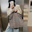 Fashion Woolen Shoulder Bag Women Large Capacity Messenger Handbags (Red) A