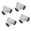 4 Pieces 316 Stainless Steel Boat Handrail Fittings 90 Degree Tee 1" New