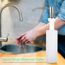 300ml Kitchen Sink Liquid Soap Dispenser Stainless Steel Plastic Bottles A