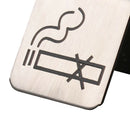 No Smoking Tent Tabletop Sign Warning Notice for Office Meeting Room Pattern