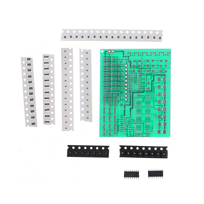 Electronic DIY Kit RGB LED Flashing Controller SMD Component Welding Practic Bj