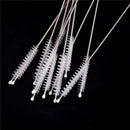 10pcs Baby Feeding Bottle Cup Straw Wash Brush Stainless Steel Spiral Cleaner M&