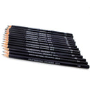 Set Of 14 Sketch Art Drawing Pencil Sketching Oil Base Artist Sketch Soft MO